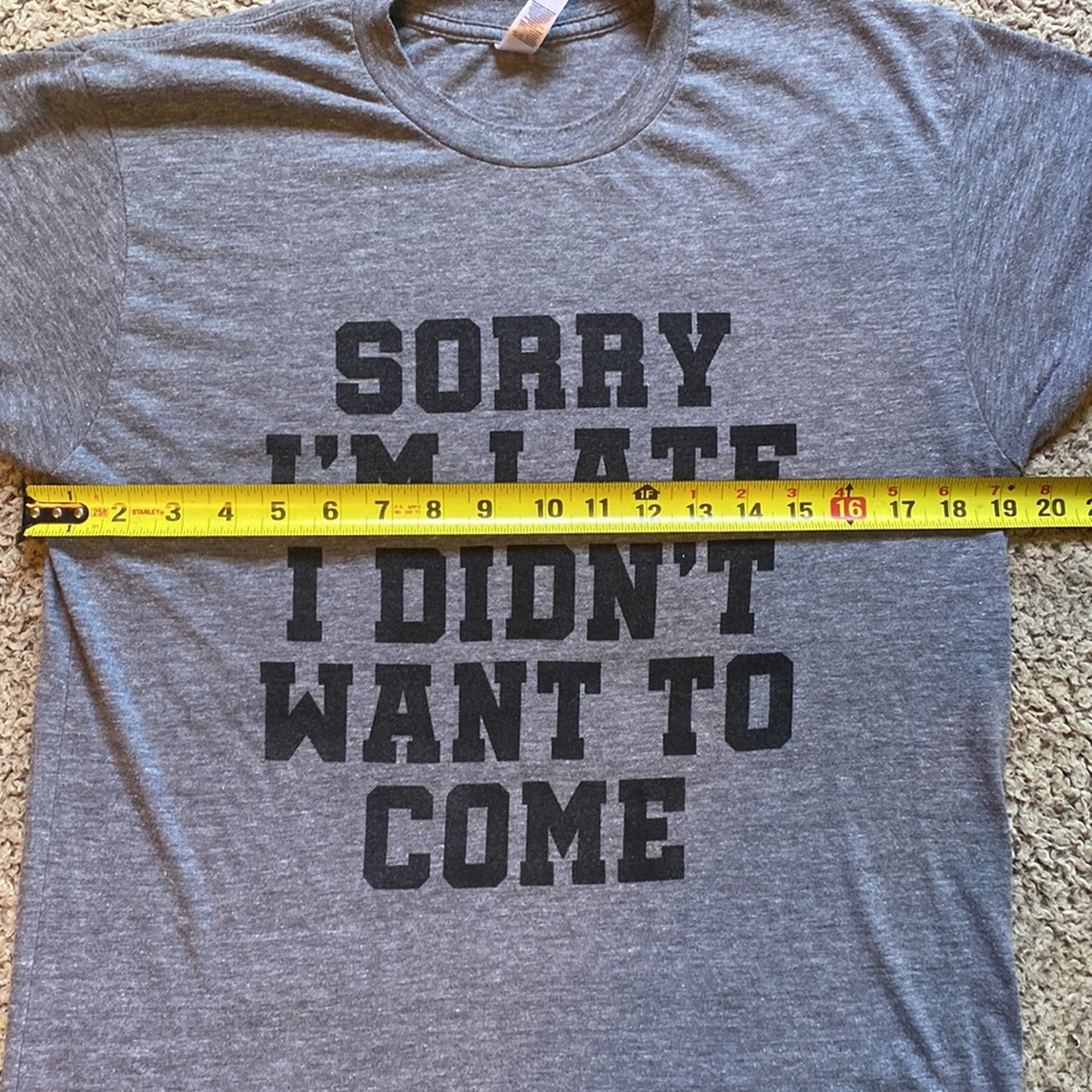 Humorous Tee Shirt Wmns M - Picture 7 of 8